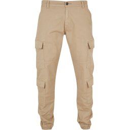 Urban Classics Pantaloni cu buzunare nisipiu