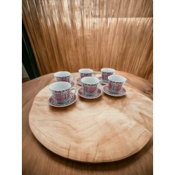 Set cafea cu motive traditionale 4