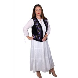 Costum Traditional Vesta si 2 Fote brodate Filipa 3