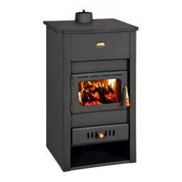 Termosemineu lemne (incalzire calorifere) PRITY K2CPW13 13+5 kW, 4.7 kg/h, clasa A, capac din fonta,