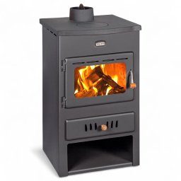 Termosemineu lemne (incalzire calorifere) PRITY K1CPW8 8+6 kW, 4.2 kg/h, clasa A, capac fonta,