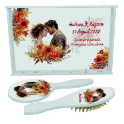 Set Gătit Mireasa, Toamnă, Personalizat, 3 piese - ILIF310012