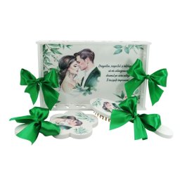 Set Gătit Mireasa, Verde, Nepersonalizat, 3 piese - ILIF310011