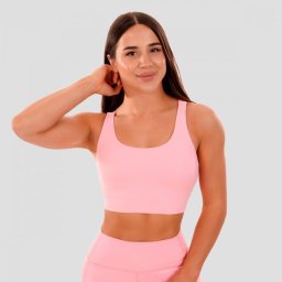 GymBeam Sutien sport Cut-Out Pink XXL