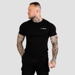 GymBeam Tricou Fitted TRN Black XXXL