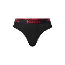 HUGO Tanga roșu / negru