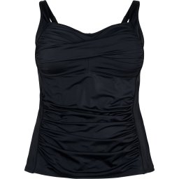 Swim by Zizzi Tankini top 'SBASIC' negru