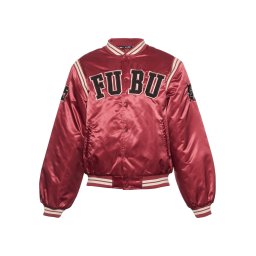 FUBU Geacă de primăvară-toamnă roșu cireș / negru / alb