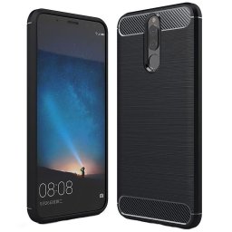 Husa Husa pentru Huawei Mate 10 Lite - Techsuit Carbon Silicone - Black