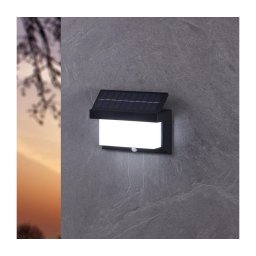 Aplică LED solară cu senzor Eglo 48968 UTRERA LED/3,84W/3,7V IP44