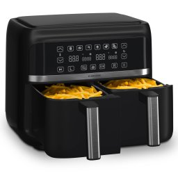 Klarstein Friteuză cu aer cald VitaFry Duo 7,6 litri 2 zone de gătit 6 programe (FRY4-VitaFryDuo)