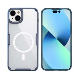 Husa Husa pentru iPhone 15 Plus - Nillkin Nature TPU MagSafe Case - Blue