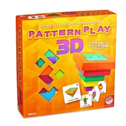 Pattern Play 3D, joc de constructie din lemn, cu structuri 3D