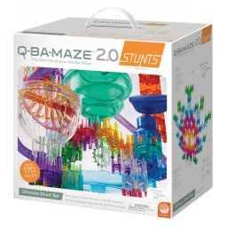 Q-BA-MAZE 2.0 Ultimate Stunt Set, joc de constructie cu bile si cascadorii
