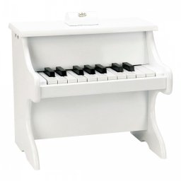 Pian Alb pentru copii - Design elegant, lacuit