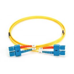 Fiber Optic Patch Cord, duplex SM 9/125 SC / SC 2m