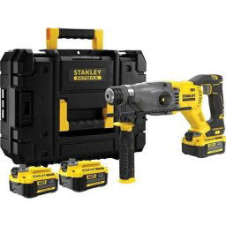 Ciocan rotopercutor FATMAX V20 cu 2 acumulatori 18V 4 Ah incarcator sistem de prindere SDS-Plus