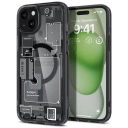 Husa Husa pentru iPhone 15 - Ultra Hybrid MagSafe Zero One - Black