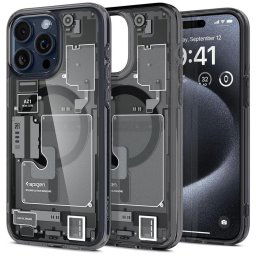 Husa Husa pentru iPhone 15 Pro - Ultra Hybrid MagSafe Zero One - Black