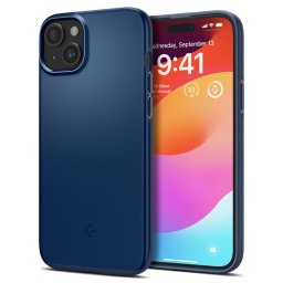 Husa Spigen Thin Fit case for iPhone 15 Plus - blue