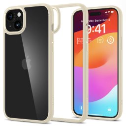 Husa Spigen Ultra Hybrid case for iPhone 15 Plus - beige