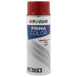 Vopsea spray acrilica DUPLI-COLOR PRIMA COLOR RAL3011 maro roscat, 400ml