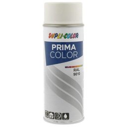Vopsea spray acrilica DUPLI-COLOR PRIMA COLOR RAL9010 alb mat, 400ml