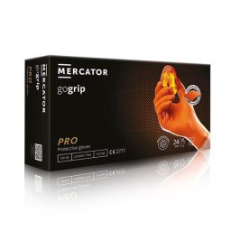 Manusi nitril GOGRIP orange, M, 50 buc