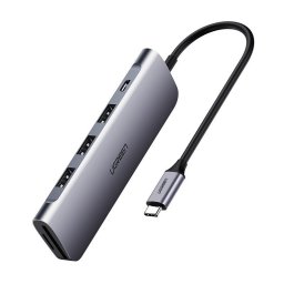 USB-C HUB la 3x USB 3.0 + USB-C PD + SD + microSD - UGREEN