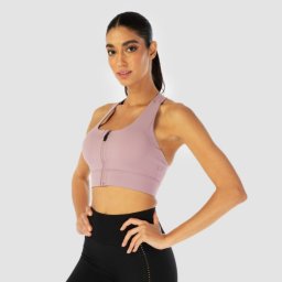 SQUATWOLF Infinity Zip Up Sports Bra Elderberry XS