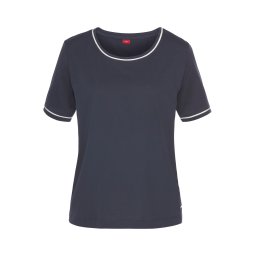 s.Oliver Bluză de noapte albastru închis / alb