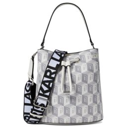Karl Lagerfeld Paris Adele Bucket WhiteGrey
