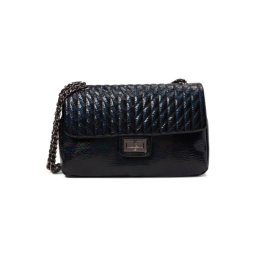 Karl Lagerfeld Paris Agyness Large Shoulder BlackSnake