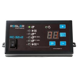 Controler centrala REGLER RC 32v2 PID, comanda pompa IC si ventilator, optional termostat de ambient si senzor gaze arse