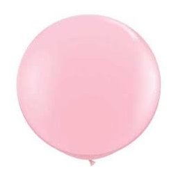 Balon latex jumbo macaron roz deschis 90 cm