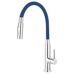 Baterie bucatarie cu pipa flexibila cu doua functii Albastru - Zumba3