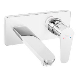 Baterie lavoar incastrata, pipa 18 cm Algeo