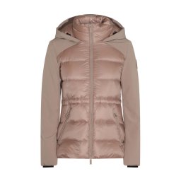 WOOLRICH Geacă Soft Shell Down Quilted Hybrid CFWWOU0891FRUT3496 7125 light taupe