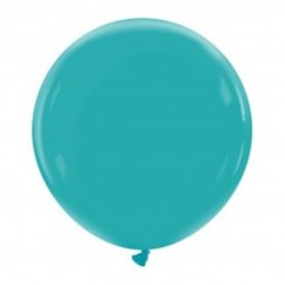 Set 2 baloane latex jumbo aqua green verde marin 45 cm