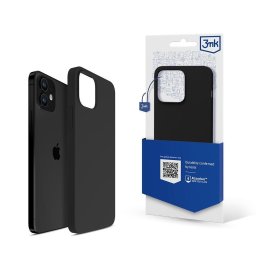 Husa Silicone Case Husa pentru Apple iPhone 12 Mini, Spate telefon,Negru