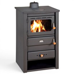 Semineu pe lemne, din otel, Prity K22CP, 10 kW, 3.2 kg/h, clasa A, capac plita fonta,