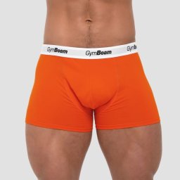 GymBeam Boxeri bărbați Essentials 3Pack Orange S