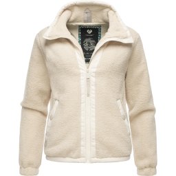 Ragwear Jachetă fleece 'Nordicka' bej / alb coajă de ou