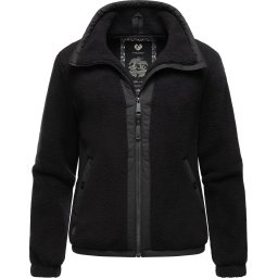 Ragwear Jachetă fleece 'Nordicka' negru