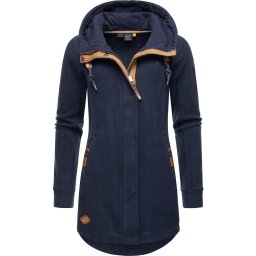 Ragwear Jachetă fleece 'Letti' bleumarin / maro deschis
