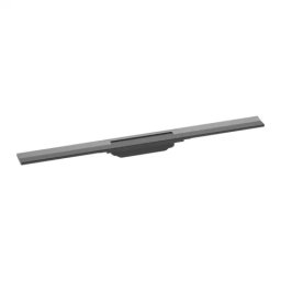 Grila pentru rigola dus Hansgrohe RainDrain Flex ajustabil negru-crom periat 80 cm -56044340