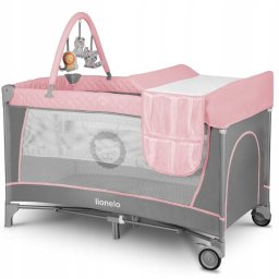 Patut pliant cu nivel suplimentar si arcada - Lionelo