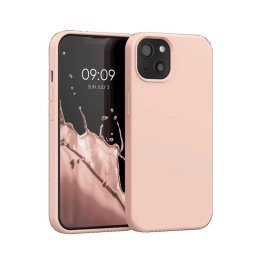 Husa iPhone 15 Plus Silicon Liquid Peach