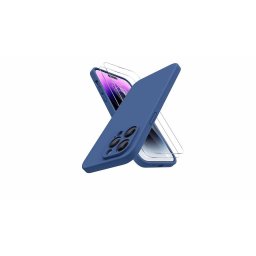Husa iPhone 15 Plus Silicon Liquid Dark Blue