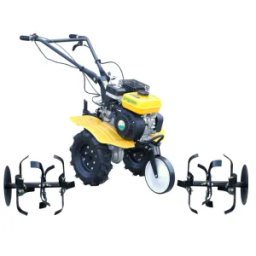 Motocultor ProGARDEN Campo 703 7CP, 2+1 trepte, roti 4.00-8, 2+1 freze, benzina, curele, transmisie aluminiu